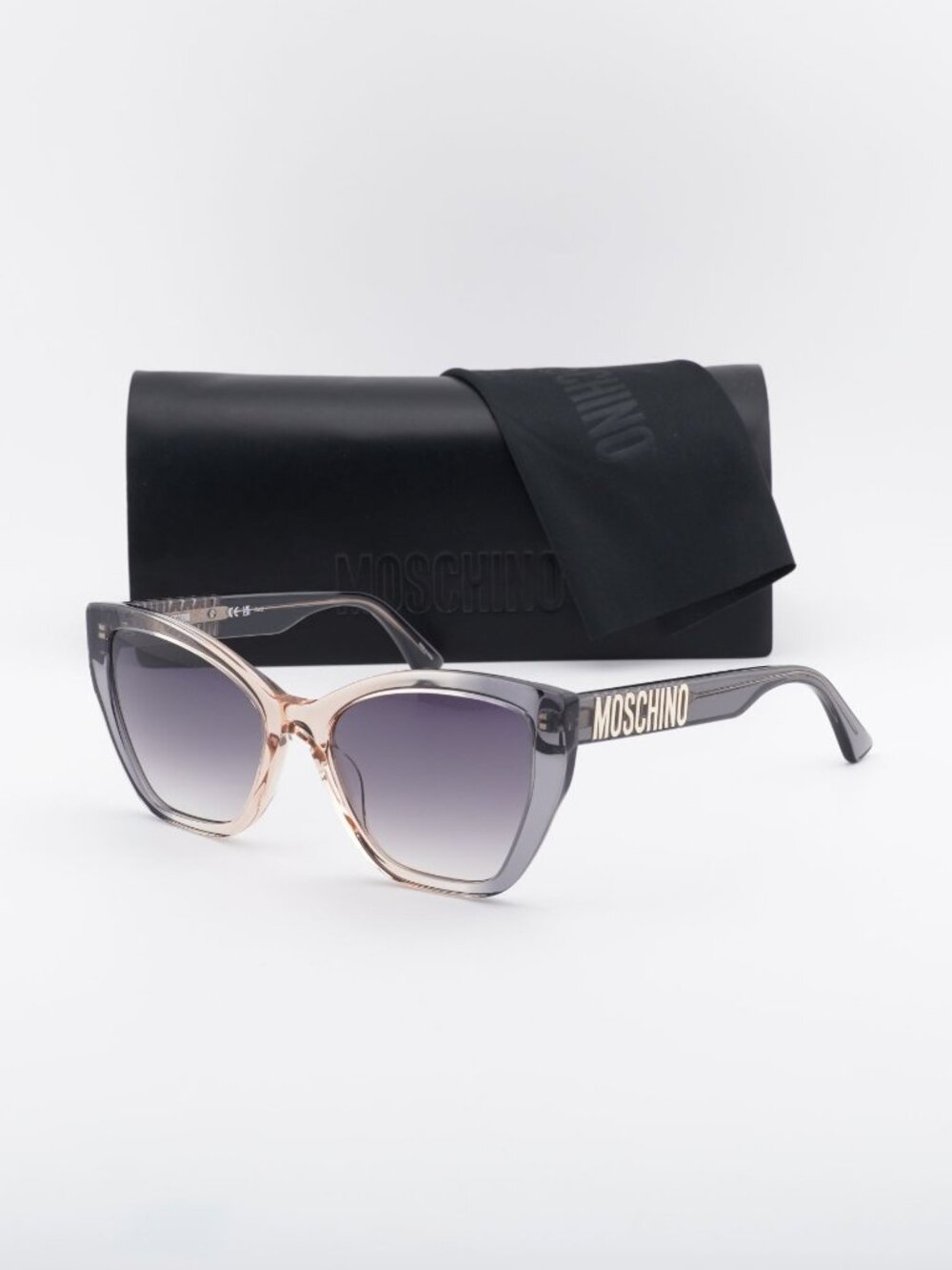 Moschino MOS155/S 0MQE 9O Cat Eye Sunglasses - Grey